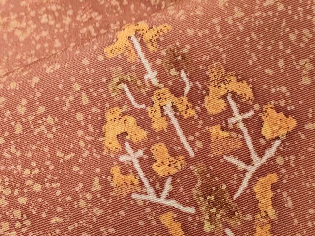 平和屋着物▽上質な小紋 単衣 ろうけつ染め 草木文 暈し染め 正絹