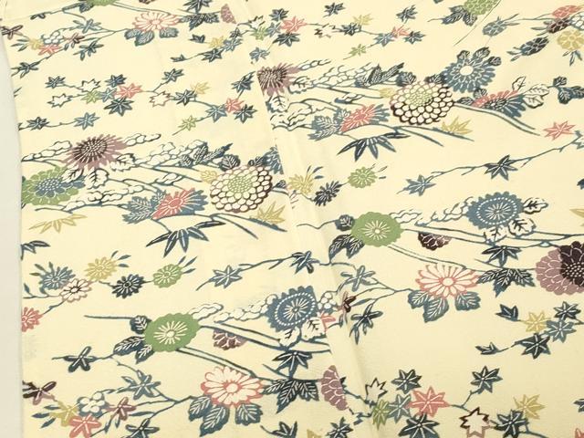 平和屋着物○上質な小紋 短冊重ね文 暈し染め 金彩 やまと誂