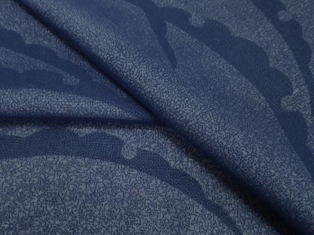 平和屋着物▽小紋　無双　紗袷　紗×絽　雪輪文　洗える着物　CAAT9521dy