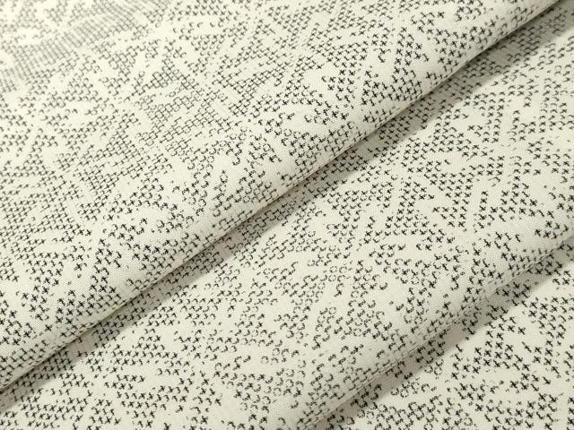 平和屋着物▽小紋　単衣　吉祥文　洗える着物　CAAT9539dy