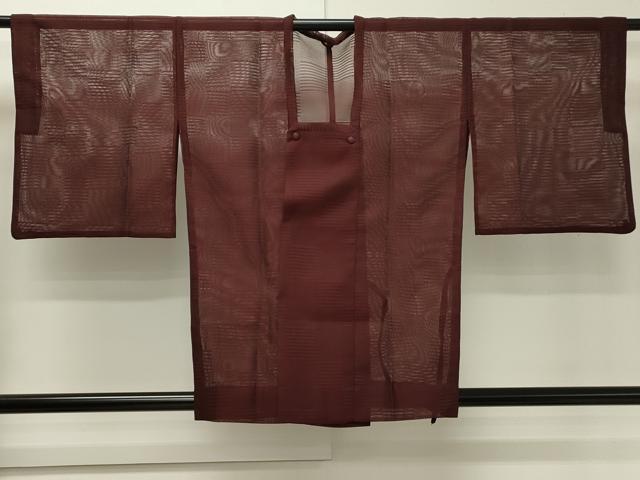 平和屋着物▽道行コート　スリーシーズン　春夏秋　塵除け　市松文様　正絹　逸品　CAAT9542dy