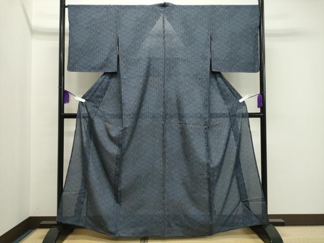 平和屋着物○上質な紬 たたき染め 正絹 逸品 BAAT8739hv