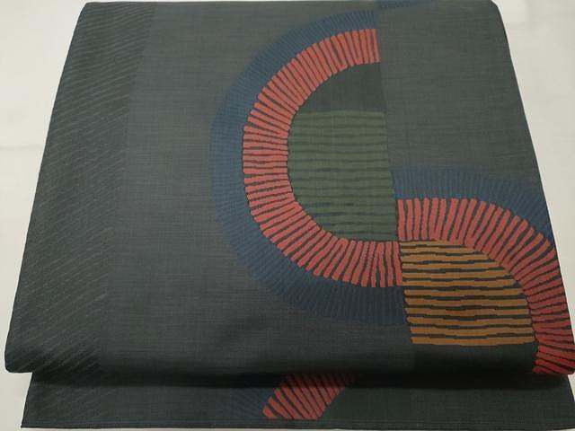 平和屋着物●名門木屋太　今河織物　六通柄袋帯　吉祥文　正絹　逸品　CAAU1058yk