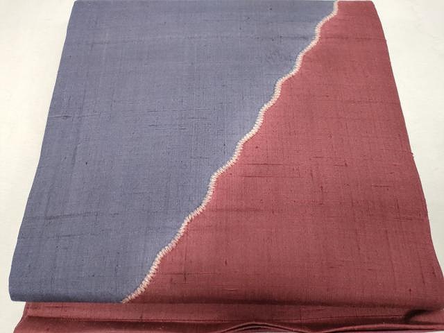 平和屋着物●太鼓柄袋帯　紬地　絞り　霞文　正絹　逸品　CAAU1195yk