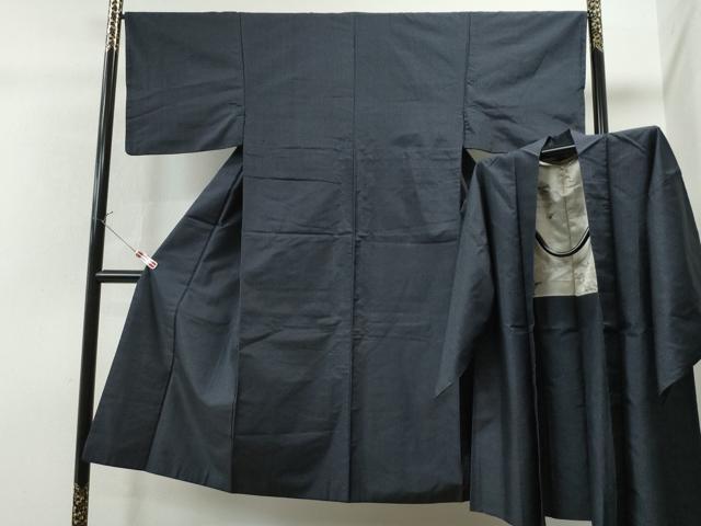 平和屋着物●男性　紬　アンサンブル　吉祥文　正絹　逸品　CAAU1626yc