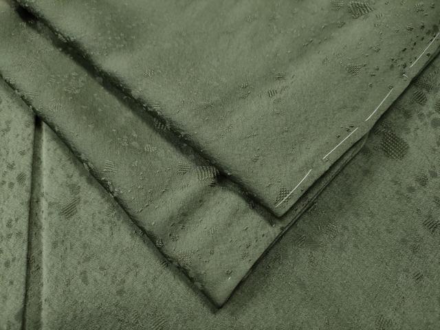 平和屋着物●上質な色無地　霰地紋　岩井茶色　正絹　逸品　未使用　CAAU1744yc