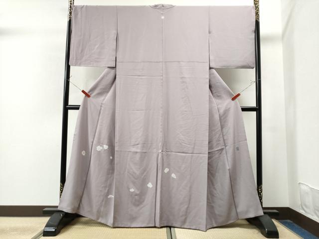 平和屋着物●京加賀糸目友禅作家　山崎巌　色留袖　舞花文　正絹　逸品　CAAU1770yc