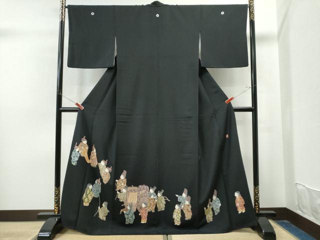 黒留袖フルセット　友禅作家物　正絹　身丈150cm 裄丈63cm 000000052412_4JbcMn1.jpg