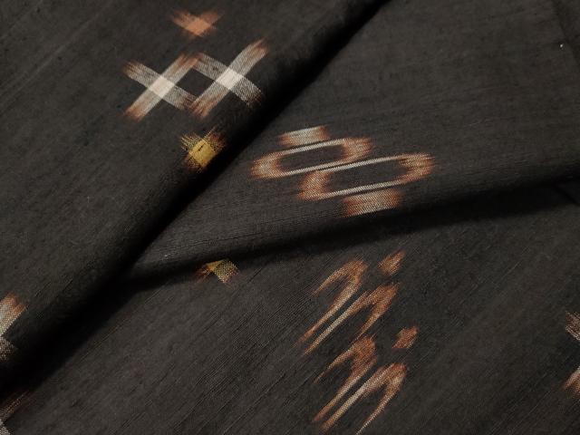 平和屋着物○国指定重要無形文化財 本場久米島紬 手織 アンサンブル