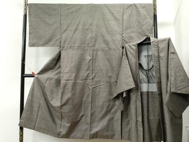 平和屋着物●男性　本場大島紬　アンサンブル　7マルキ　正絹　逸品　CAAU1841yc