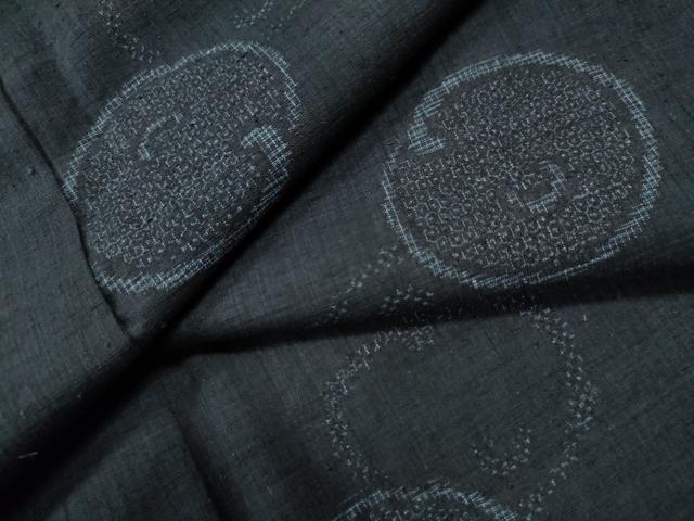 平和屋着物●本場結城紬　重要無形文化財　100亀甲　飛び亀甲　万寿菊　正絹　逸品　未使用　CAAU1858yc