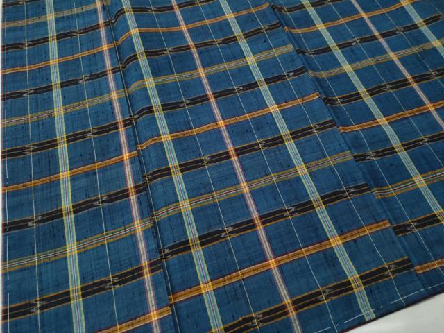 平和屋着物●上質な紬　格子柄　正絹　逸品　未使用　CAAU1910yc 平和屋着物○上質な紬 格子柄 正絹 逸品 未使用 CAAU1910ycの通販はau