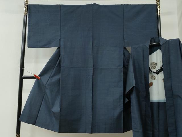 平和屋着物●男性　本場大島紬　アンサンブル　80亀甲　総詰め　正絹　逸品　CAAU2036yc