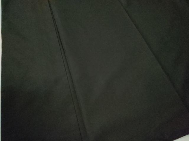 平和屋着物●上質な紬　色無地　黒色　正絹　逸品　CAAU2076yc 平和屋着物○上質な紬 色無地 黒色 正絹 逸品 CAAU2076yc