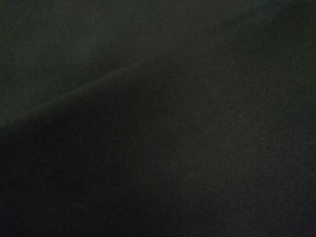 平和屋着物○上質な紬 色無地 黒色 正絹 逸品 CAAU2076yc