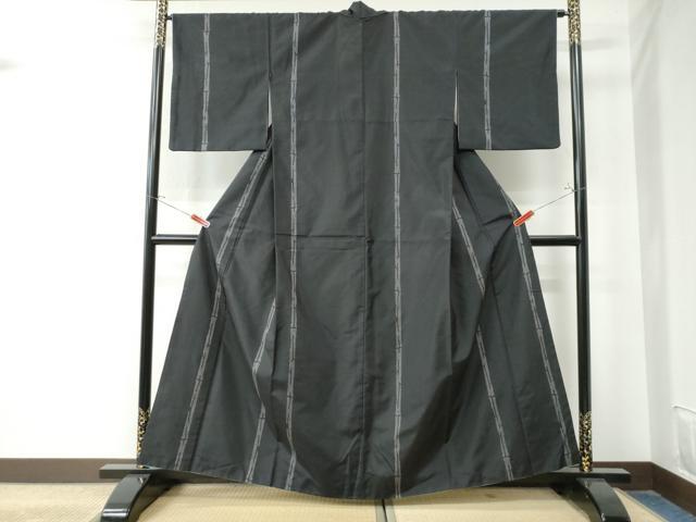 平和屋着物○本場大島紬 7マルキ 地空き エ霞文 正絹 逸品 CAAU2090yc