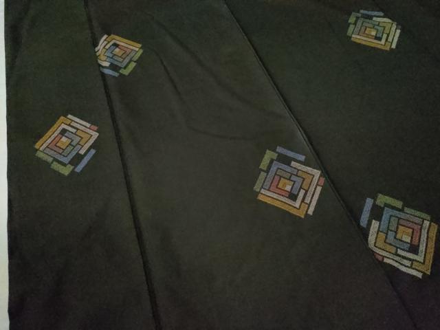 平和屋着物○本場大島紬 9マルキ 地空き 吉祥文 やまと誂製 正絹