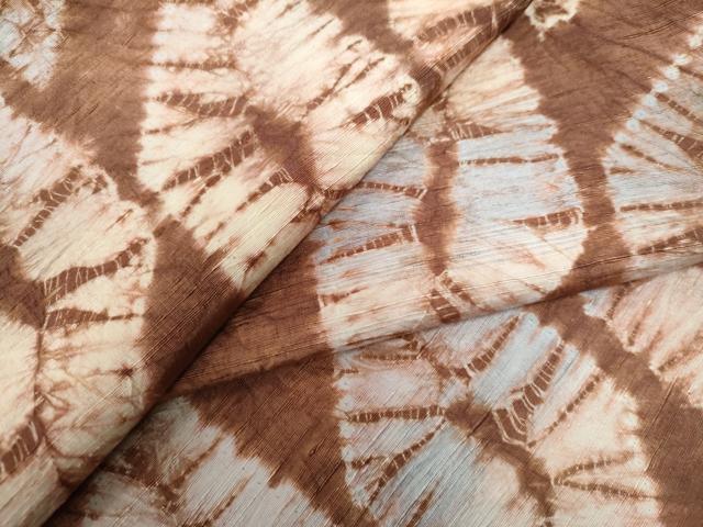 平和屋着物●上質な紬　絞り　吉祥文　正絹　逸品　CAAU2100yc