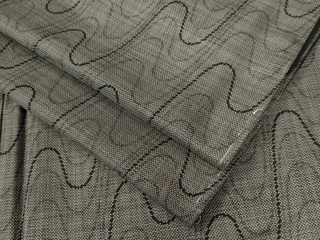 平和屋着物●本場大島紬　9マルキ　よろけ縞　正絹　逸品　CAAU2130yc