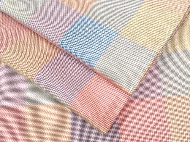 平和屋着物●上質な紬　吉祥文　正絹　逸品　未使用　CAAU2166yc