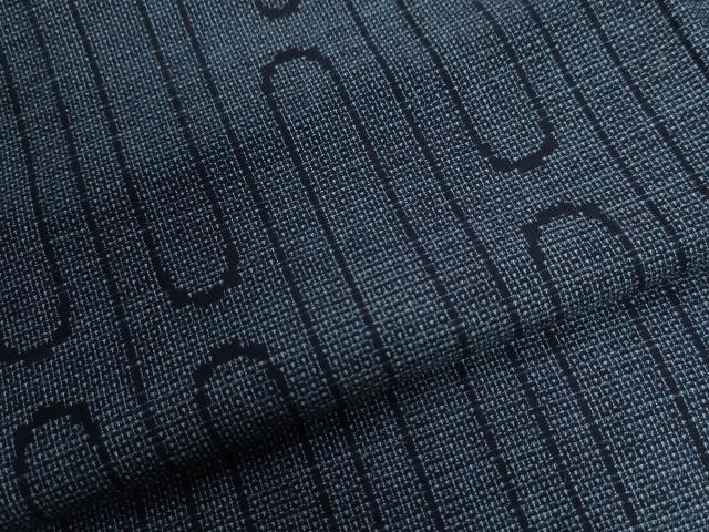 平和屋着物○綿薩摩 160亀甲 エ霞文 木綿 正絹 逸品 CAAU2258ycの通販  