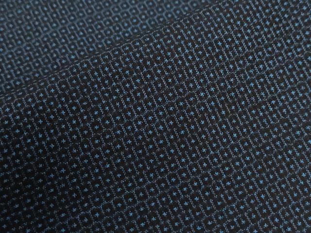 平和屋着物○男性 本場大島紬 アンサンブル 100亀甲 総詰め 正絹 逸品  