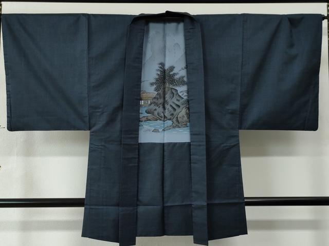 平和屋着物○男性 本場大島紬 100亀甲 総詰 正絹 逸品 AAAZ0050zg 