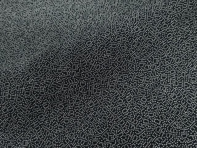 平和屋着物○江戸小紋 吉祥小紋柄 黒地 正絹 逸品 CAAU2387yc