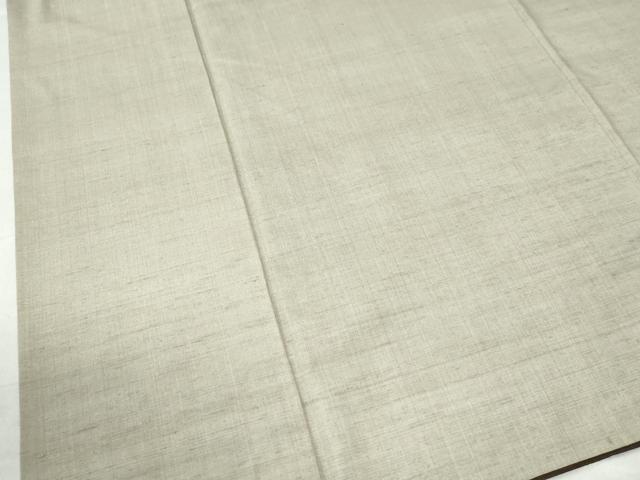 平和屋着物●男性　結城紬　色無地　練色　正絹　逸品　CAAU2403yc 平和屋着物○男性 結城紬 色無地 練色 正絹 逸品 CAAU2403yc