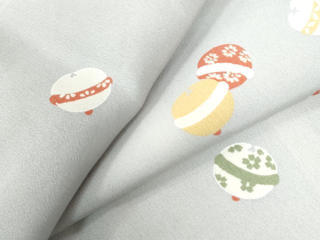 平和屋着物●長襦袢　袷　鈴　伊勢丹扱い　正絹　逸品　CAAU2478yc