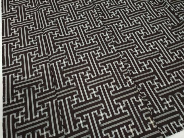 平和屋着物●久留米絣　単衣　秋名バラ柄　綿　逸品　CAAU2515yc 平和屋着物○久留米絣 単衣 秋名バラ柄 綿 逸品 CAAU2515yc