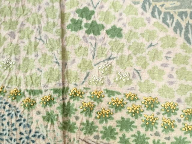 平和屋着物○中国三大刺繍 相良刺繍 訪問着 朧染め 重ね絞り