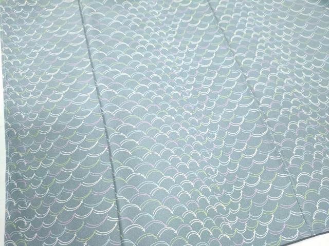 平和屋着物○上質な小紋 溢れ松葉 正絹 逸品 未使用 CAAU2680yc