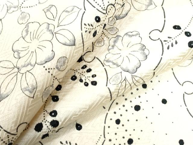 平和屋着物●上質な小紋　辻が花　正絹　逸品　CAAU2722yc