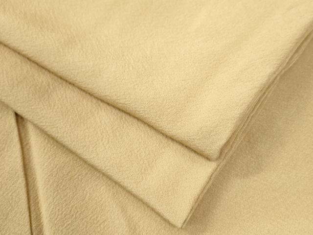 平和屋着物●上質な色無地　飴色　正絹　逸品　CAAU2789yc