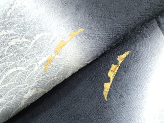 平和屋着物○訪問着 雪芝文 暈し染め 金彩 正絹 逸品 CAAU2885yc
