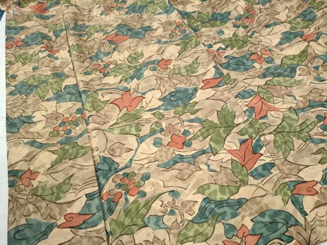 平和屋着物○上質な小紋 草花文 正絹 逸品 CAAU2887yc