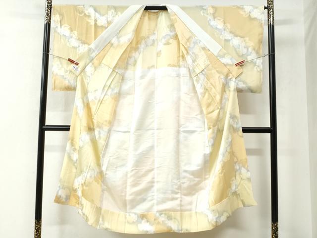 平和屋着物○長襦袢 無双仕立て 舞葉地紋 暈し染め やまと誂製