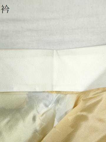 平和屋着物●長襦袢　無双仕立て　舞葉地紋　暈し染め　やまと誂製　正絹　逸品　CAAU2941yc 平和屋着物○長襦袢 無双仕立て 舞葉地紋 暈し染め やまと誂製