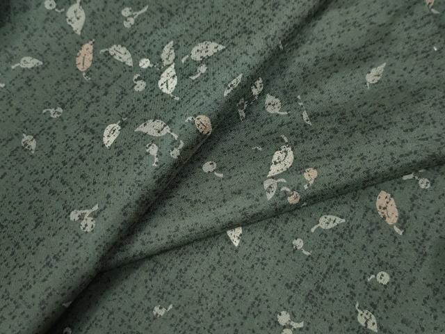 平和屋着物●本場染大島紬　舞葉文　正絹　逸品　CAAU2946yc