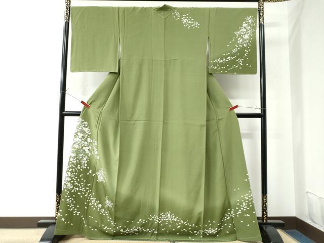 平和屋着物●訪問着　花車文　暈し染め　正絹　逸品　未使用　CAAU2951yc