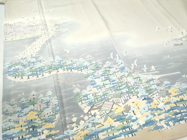 平和屋着物○本加賀友禅作家 宮野勇造 色留袖 天の橋立 暈