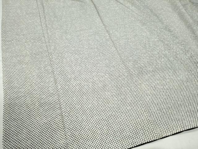 平和屋着物○上質な小紋 網目文 正絹 逸品 未使用 CAAU3083yc