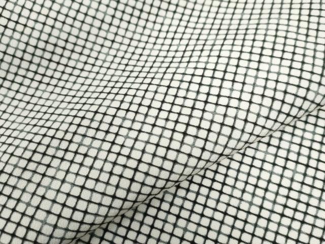 平和屋着物●上質な小紋　間道　正絹　逸品　CAAZ3108yc 平和屋着物○上質な小紋 網目文 正絹 逸品 未使用 CAAU3083yc