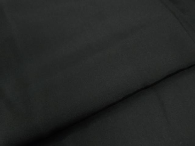 平和屋着物○男性 黒紋付 正絹 逸品 CAAU3166yc
