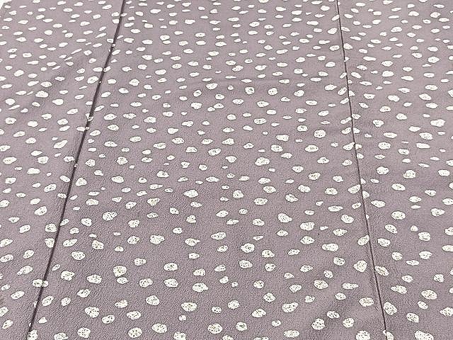 平和屋着物▽小紋 単衣 石畳文 洗える着物 CAAU3840xiの通販はau PAY