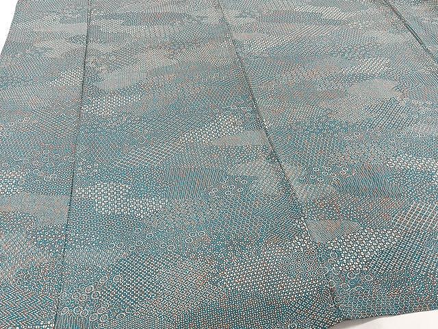 平和屋着物▽上質な小紋 単衣 吉祥文 正絹 逸品 CAAU3870xi 小紋