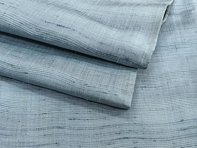 平和屋着物▽上質な紬　単衣　霞文　正絹　逸品　CAAU3913xi