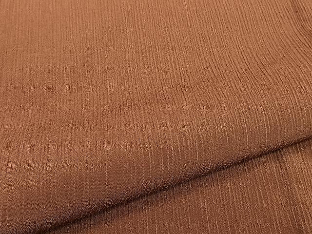 平和屋着物▽洗える最高級着物 ＜英＞はなぶさ謹製 色無地 単衣 土器色