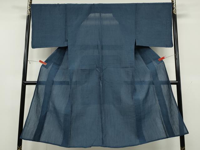 平和屋着物＊夏物　男性　小千谷ちぢみ　霞文　麻　逸品　AABC6951jd 平和屋着物＊夏物 男性 小千谷ちぢみ 霞文 麻 逸品 AABC6951jd 平和屋着物